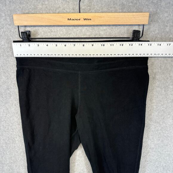 Ideology Leggings Womens Size Medium Black Cotton Blend Capri Pull On Stretch - Picture 7 of 10